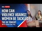 How can violence against women be tackled by politicians?