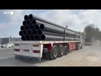 Egitto, camion con aiuti diretti verso la Striscia di Gaza