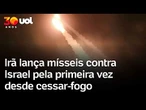 Irã lança mísseis contra norte de Israel pela primeira vez desde cessar-fogo