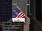 'World's largest' time capsule opened in Nebraska after 50 years