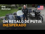 PUTIN REGALA una MOTOCICLETA a un bombero retirado de ALASKA tras su encuentro con TRUMP | RTVE