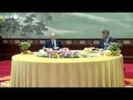 Pechino, Xi e Putin bevono il te' in un colloquio informale prima della parata militare cinese