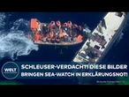 HEFTIGE VORWÜRFE: Gemeinsame Sache mit Schleusern? Diese Bilder bringen Sea-Watch in Erklärungsnot!