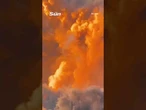 Ash and dust cover Indonesian roads after 'terrifying' volcano eruption