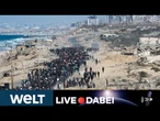 NAHOST: Palästinenser strömen zurück in Gazastreifen! Israel verkündet Waffenruhe mit Hamas | LIVE