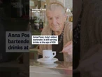 Anna Possi, Italy's oldest bartender, is still serving drinks at the age of 100