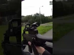 Van driver helps U.K. police officer chase suspect