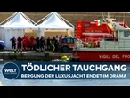 SIZILIEN: Tödliches Unglück unter Wasser - Warum der Taucher beim Jachtwrack ums Leben kam!