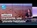 Canicule : "la plus grande priorité, c'est de garder notre planète habitable" • FRANCE 24