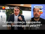 Sakamoto: Flávio Bolsonaro se torna presidenciável investigado por milhões da grana do Master