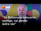 'Bolsonaro vai perder se concorrer comigo; tentou dar um golpe e não merece absolvição', diz Lula