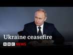 US en route to Russia for Ukraine ceasefire talks | BBC News