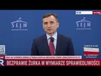 Ziobro: Polacy dowiedzieli się jak Tusk zamiata pod dywan kompromitujące sprawy swoich ludzi