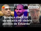 Julgamento de Bolsonaro: Ameaça dos EUA é sonho de Eduardo e Paulo Figueiredo, diz Leonardo Trevisan