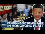 ENDE DER DEMOKRATIE: Roter Kaiser Xi Jinping am Ziel - Letzte Oppositionspartei in Hongkong gibt auf