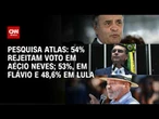 Atlas/Bloomberg: Aécio tem 54% de rejeição; Flávio, 53%; e Lula, 48,6% | LIVE CNN