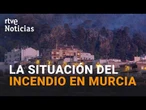 La UME TRABAJA en el INCENDIO de MURCIA, que mejora tras CALCINAR más de 170 HECTÁREAS