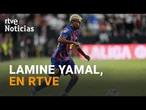 LAMINE YAMAL: Se muestra AMBICIOSO y quiere ganar la CHAMPIONS y el BALÓN de ORO | RTVE