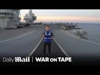 At sea on board Britain’s most powerful aircraft carrier | War on Tape | Daily Mail