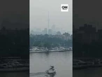 Toronto fica coberta por fumaça de incêndios florestais no Canadá