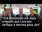 Família Bolsonaro ser mais culpada que Lula por tarifaço de Trump é derrota para Jair | Sakamoto