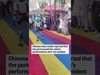 Robot kicks child during performance in China