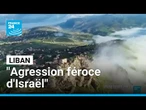 Le Liban face à "une agression d'Israël féroce et condamnable", selon son président