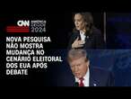 Nova pesquisa não mostra mudança no cenário eleitoral dos EUA após debate | AGORA CNN