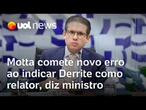 PL Antifacção: Motta comete novo erro ao indicar Derrite como relator, diz ministro de Lula