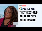 Labour leadership: Length of race 'doesn't feel right', says deputy PM hopeful Bell Ribeiro-Addy