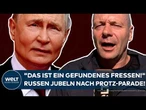 PUTINS KRIEG: "Das ist ein gefundenes Fressen!" Russen jubeln nach Protz-Parade in Peking!