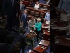 WATCH YOUR STEP: Elizabeth Warren took a tumble on the Senate floor #shorts #news #us #usa
