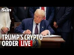 LIVE: Donald Trump signs MAJOR Bitcoin executive order