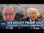 UKRAINE: Donald Trump gibt Selenskyj Mitschuld am Krieg - Neue Verhandlungsstrategie der USA?