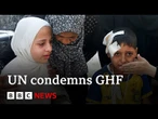 UN condemns Gaza aid 'death trap' as dozens reported killed by Israeli fire | BBC News