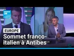 Premier sommet franco-italien depuis 2020 à Antibes • FRANCE 24