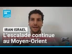 Salve de missiles iraniens vers Israël: l'escalade continue au Moyen-Orient • FRANCE 24