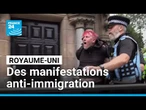 Au Royaume-Uni, manifestants anti-migrants et anti-racistes se font face • FRANCE 24