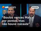 Debate da Globo: Boulos vence Marçal por pontos e consegue tirar ex-coach do sério, diz Josias