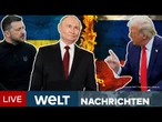 UKRAINE-KRIEG: Friedensgipfel in Gefahr – Trump droht widerspenstigen Putin und Selenskyj | LIVE
