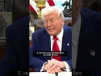 Trump firma ordinanza per limitare il consumo di acqua: "Per lavare i miei capelli"