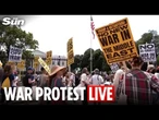 LIVE: Activists protest against bombing of Iran after Trump's unprecedented attack