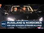 NORDKOREA UND RUSSLAND intensivieren Verteidigungsabkommen: Kim und Schoigu im Gespräch in Pjöngjang