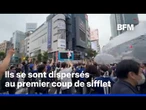 Mondial: les Japonais célèbrent leur équipe et se dispersent à la première sommation de la police