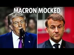 Trump MIMICS Macron and jokes about France in WW2 - 'without us, they're speaking German & Japanese'