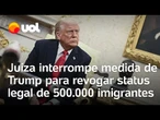 Imigrantes EUA: Justiça impede Trump de revogar visto de 500 mil imigrantes latinos