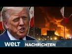 ISRAEL UND IRAN: Trump verliert Geduld! Eskalation im Krieg? USA bereiten sich vor I WELT STREAM