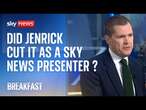 Robert Jenrick tries his hand at TV news presenting