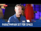 British ex-Paralympian set to be first physically impaired person to live and work in space