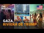 DONALD TRUMP publica su VISIÓN DE LA GAZA DEL FUTURO como un PARAÍSMO DEL TURISMO | RTVE Noticias